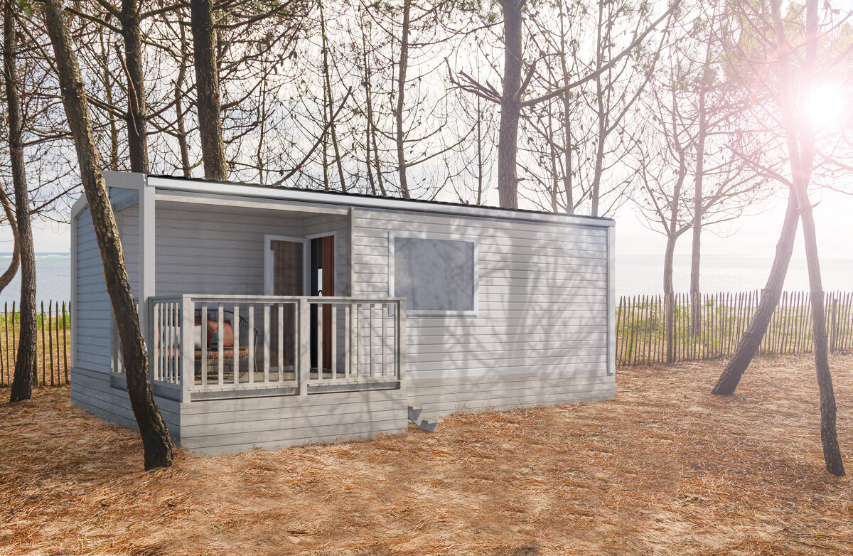 mobil-home confort premium 2 chambres climatise